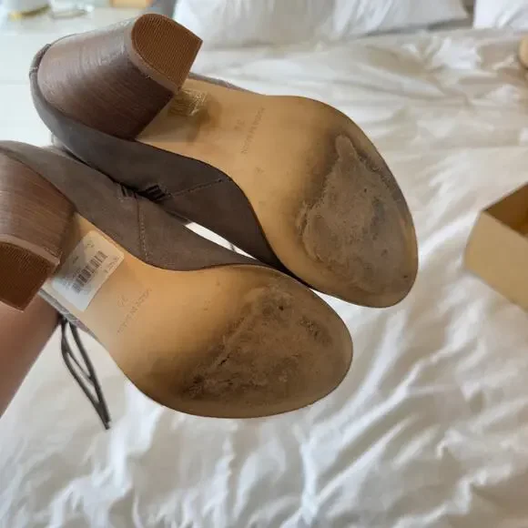 Howsty Marci Suede Western Bootie in Grey Size 39 - Picture 5 of 8